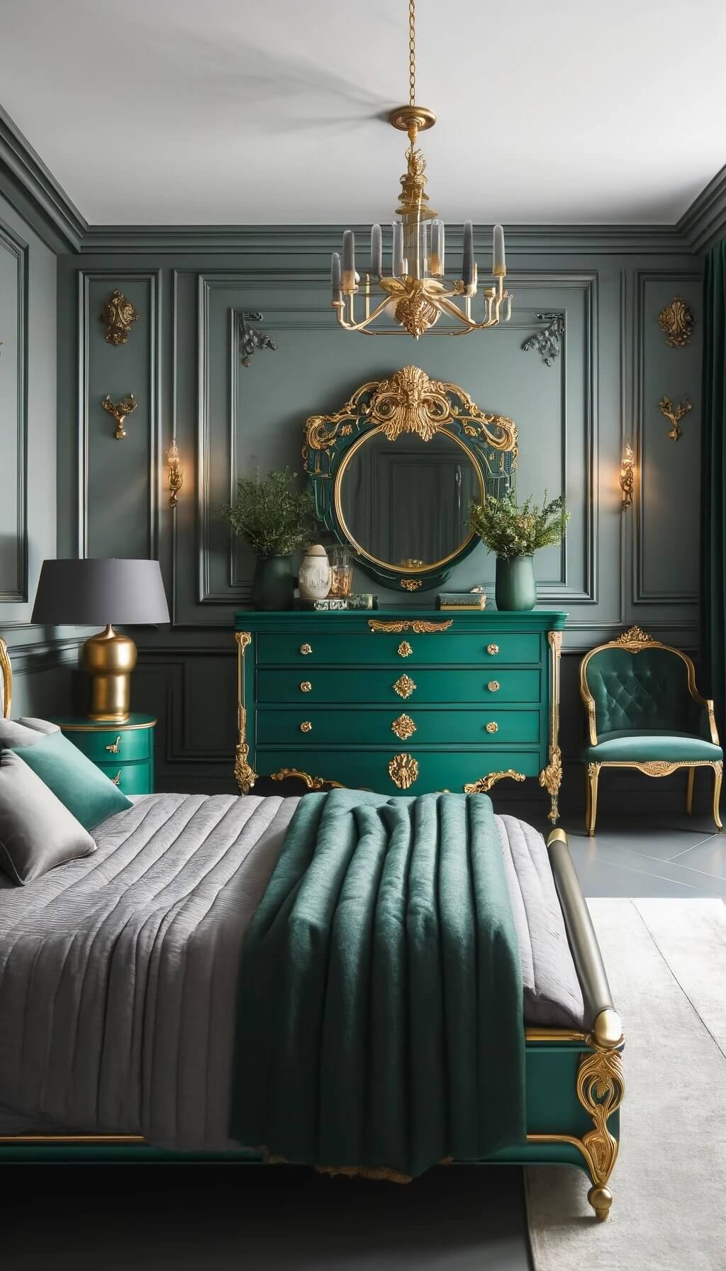 Emerald Green Dressers