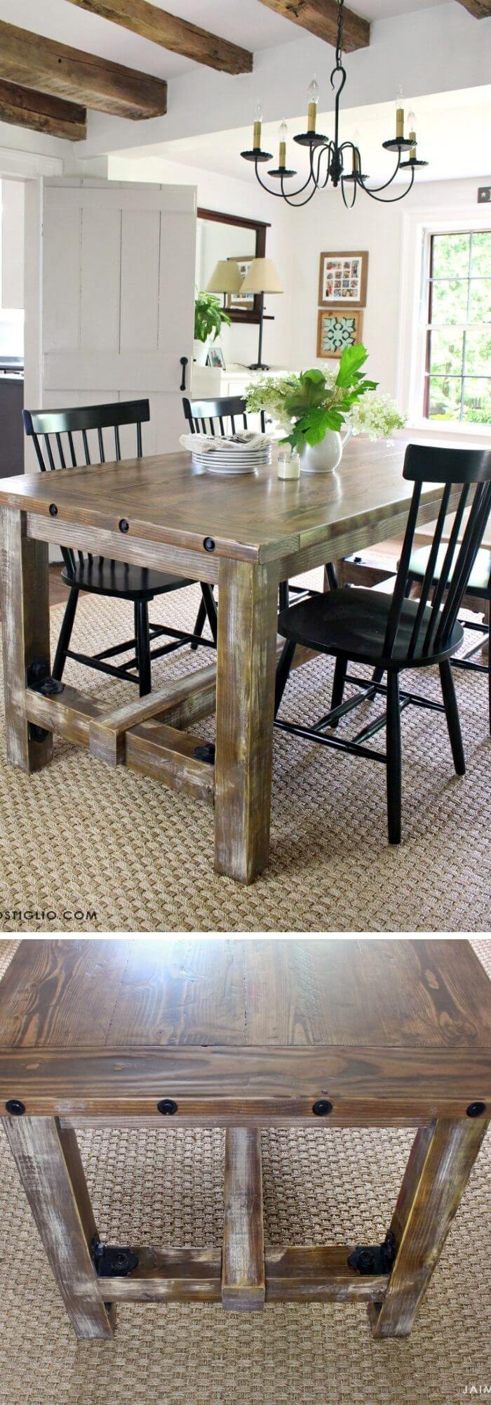 The Barn Door Farmhouse Table