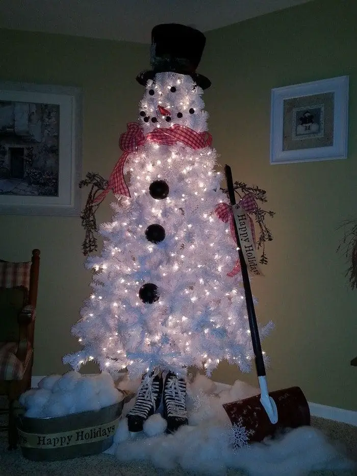 The Lit Snowman