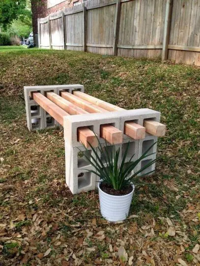 20-27. More Cinder Block Bench Ideas