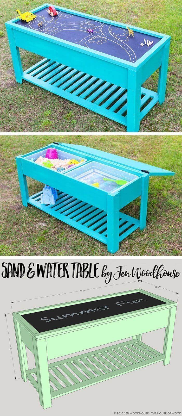 Sand and Water Play Table