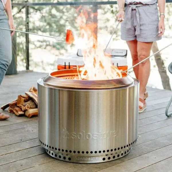 Stainless steel fire pit