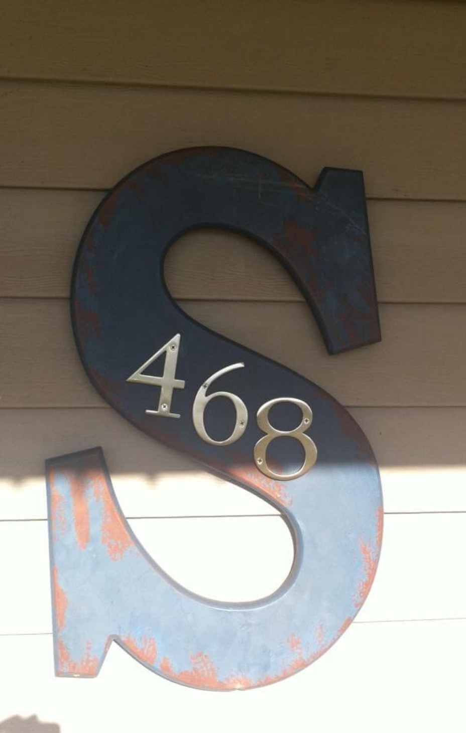 House numbers with alphabet