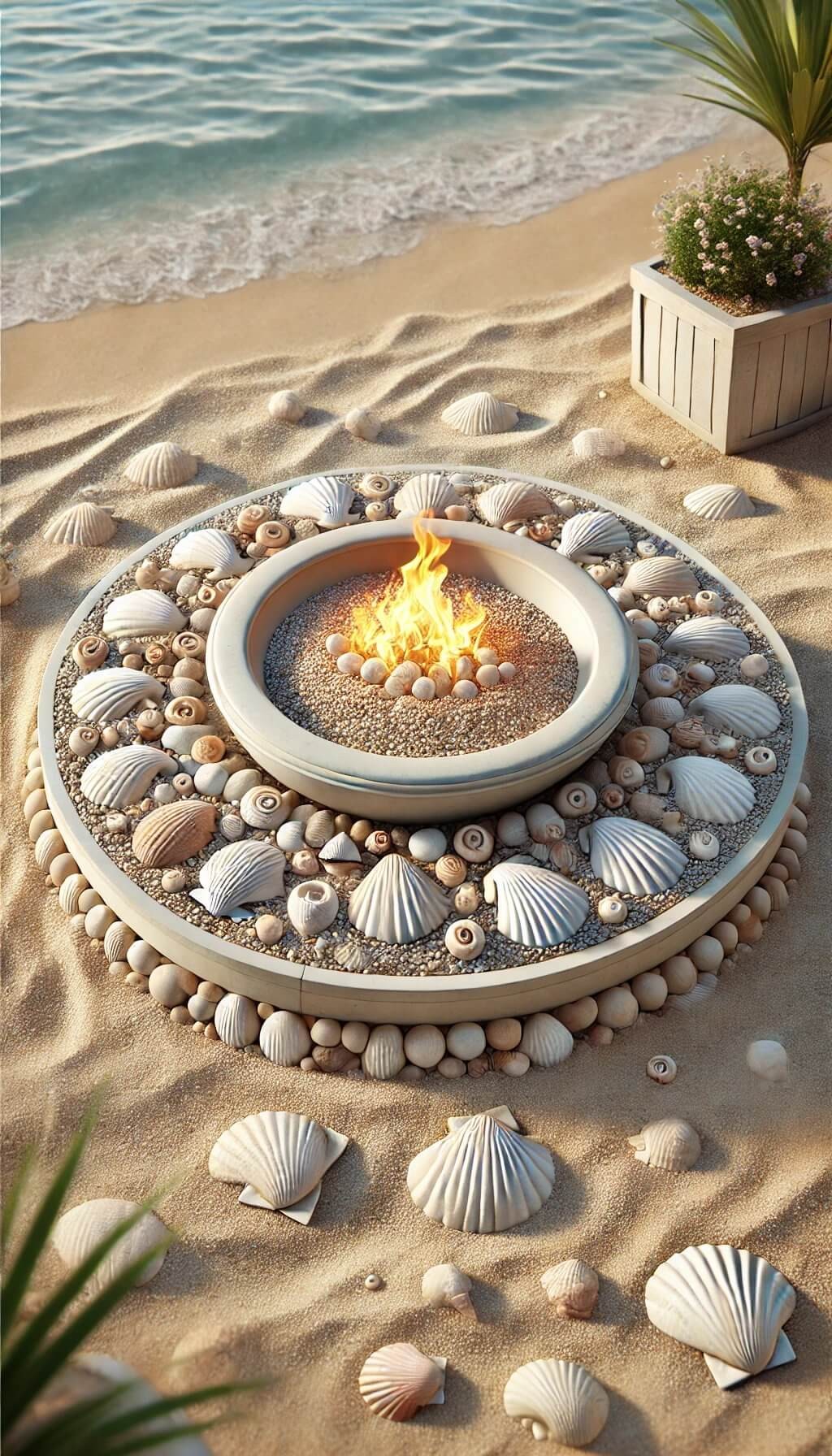 Beach-Inspired Fire Pit