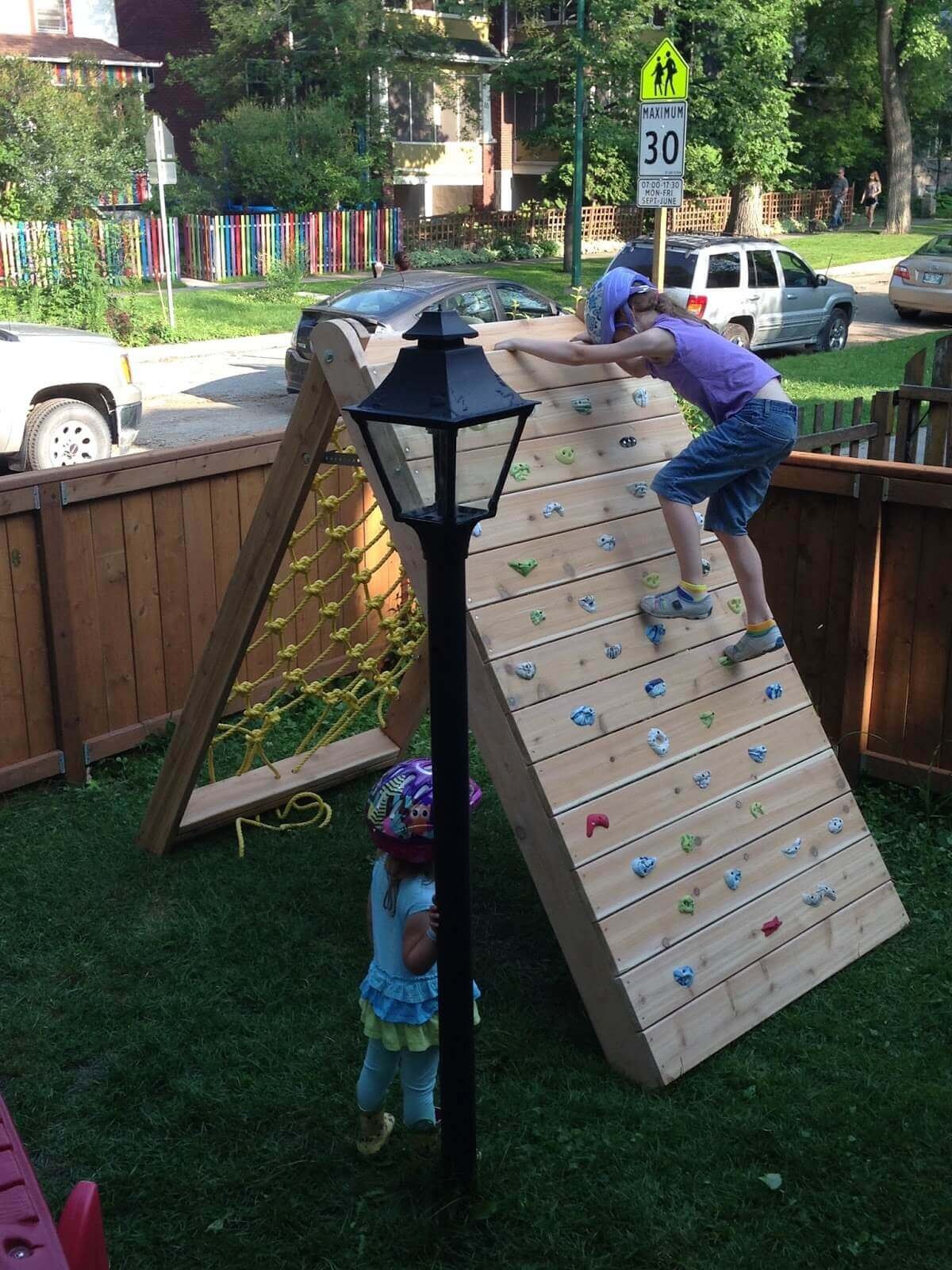 DIY Climbing Play Structure