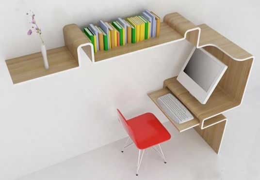 Small Home Office Storage Design