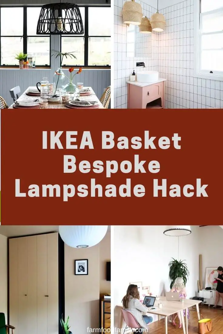 IKEA Basket Bespoke Lampshade Hack