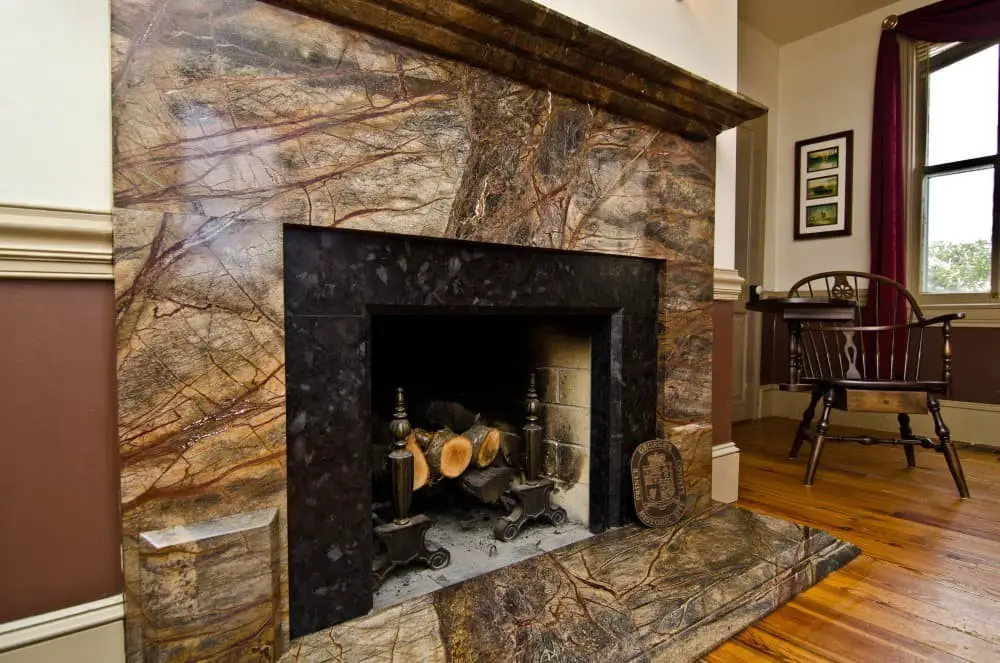 Granite fireplace surround ideas.