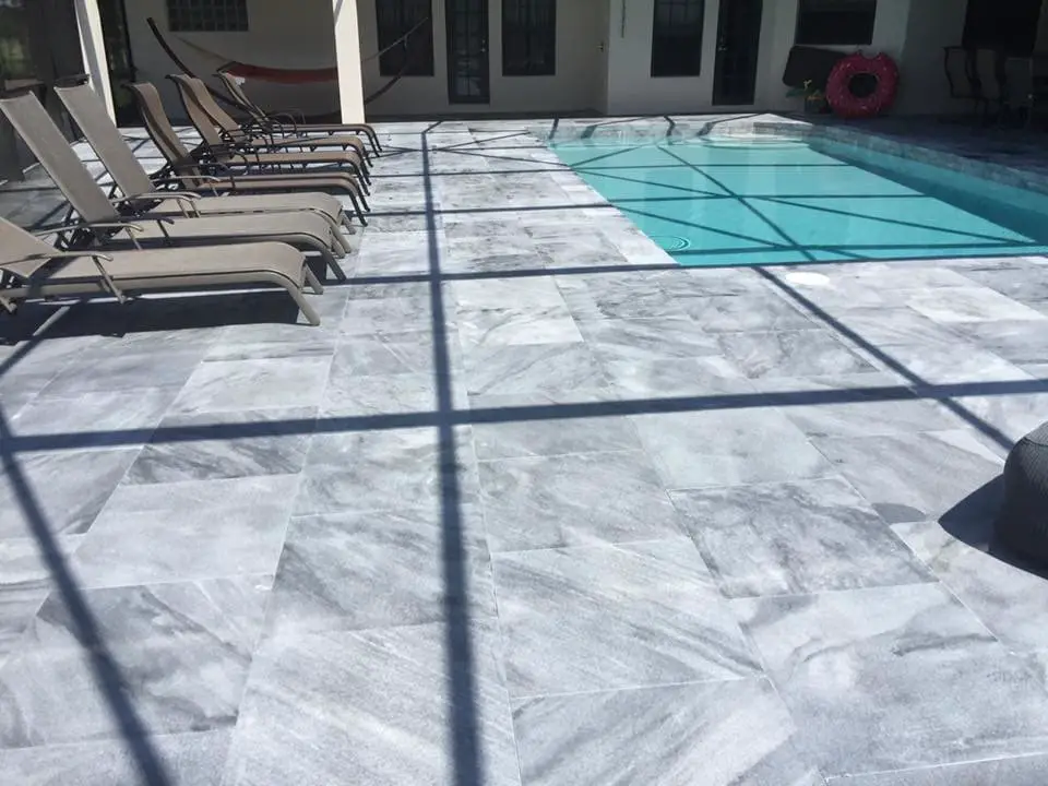 Marble Pavers.