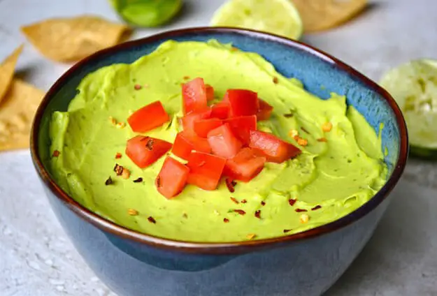 Goat Cheese Guacomole Dip