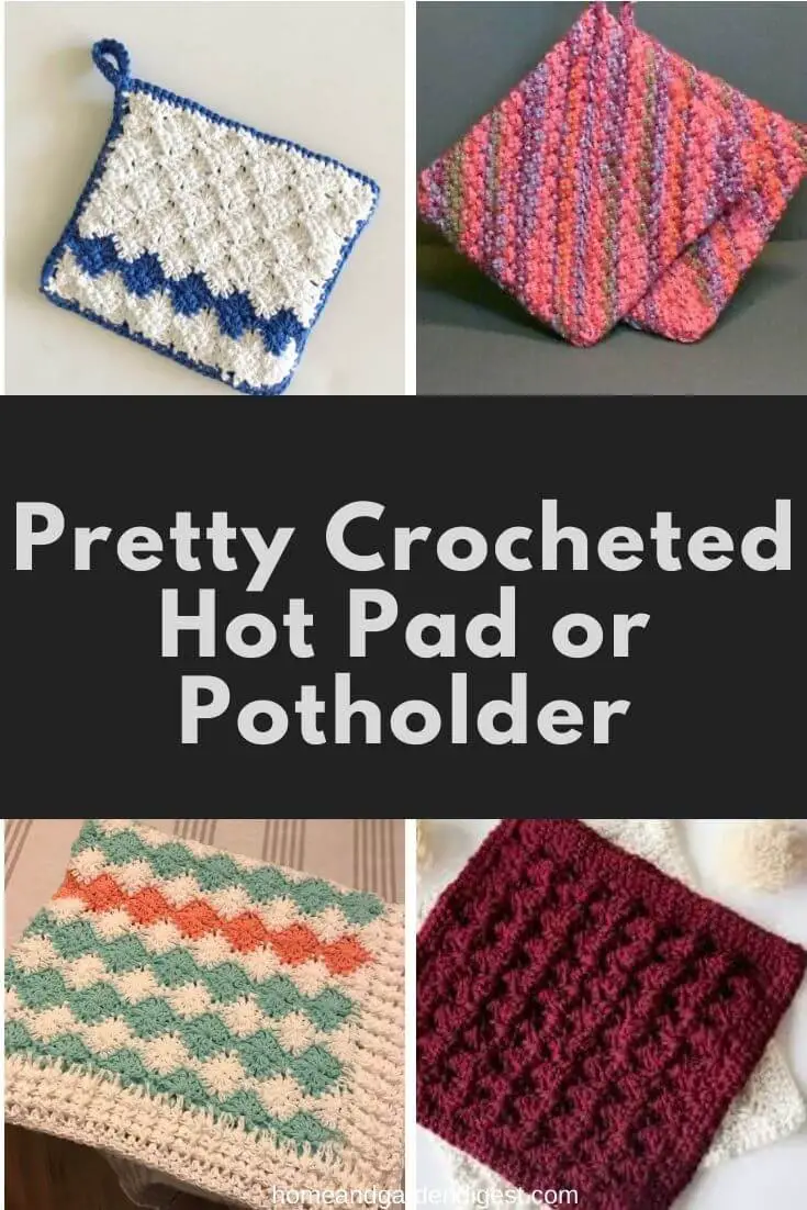 20 Crochet Pot Holder Hotpad Free