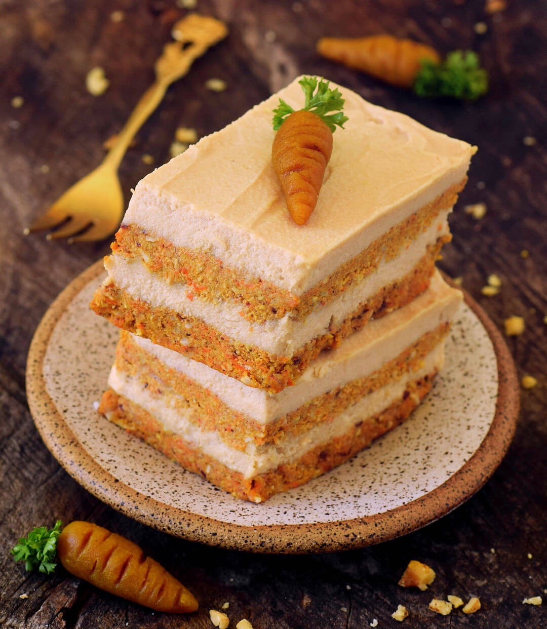 No-Bake Carrot Cake Bars