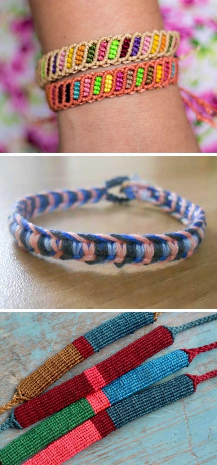 Multicolored Macrame Bracelet