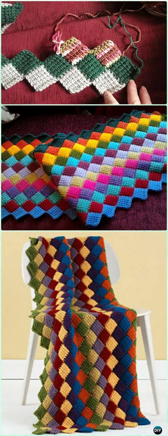 Tunisian Crochet Block Designs