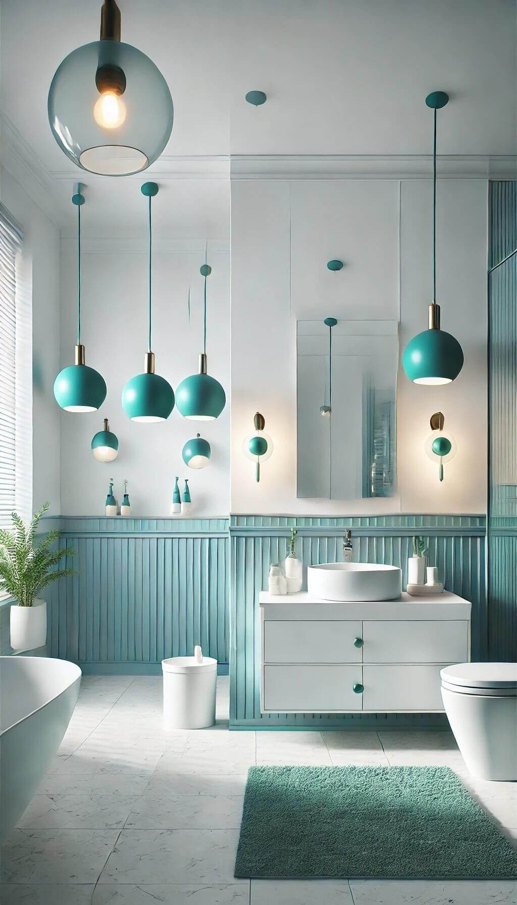 Teal Lighting Fixtures