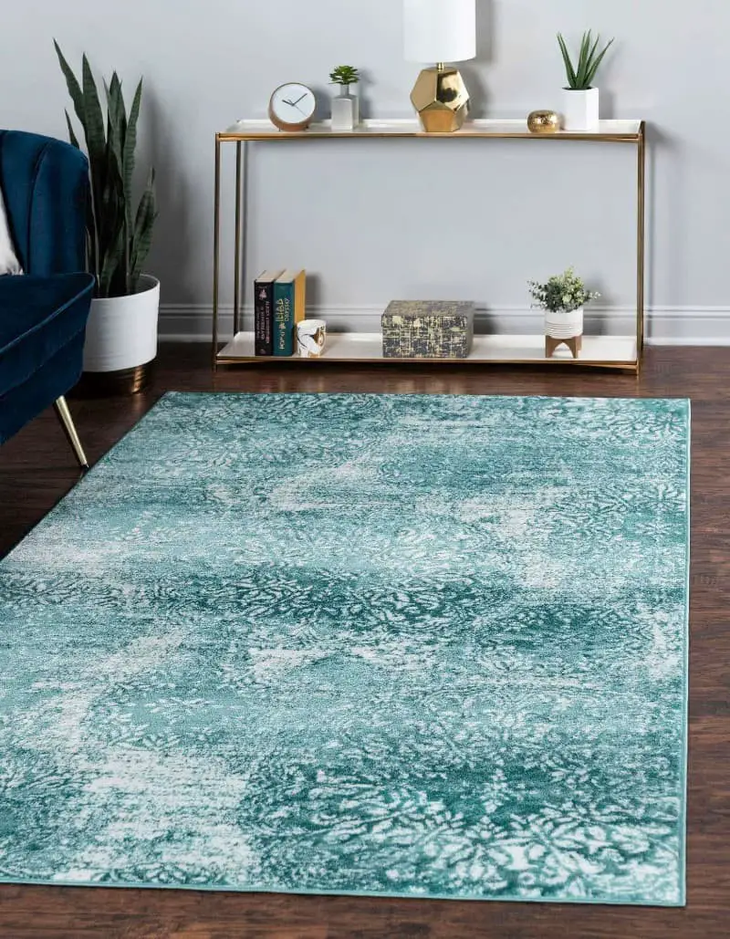 What of a Teal Rug?