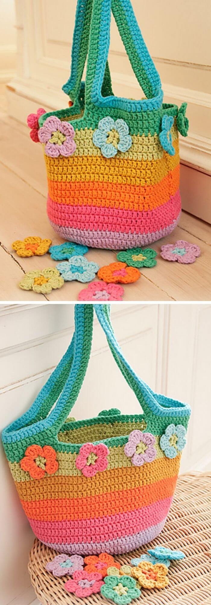 The crochet drops bag