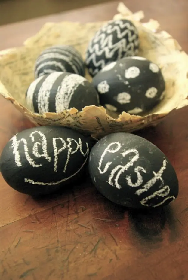 Chalkboard Easter Eggs