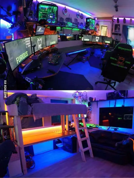 Gaming man-cave