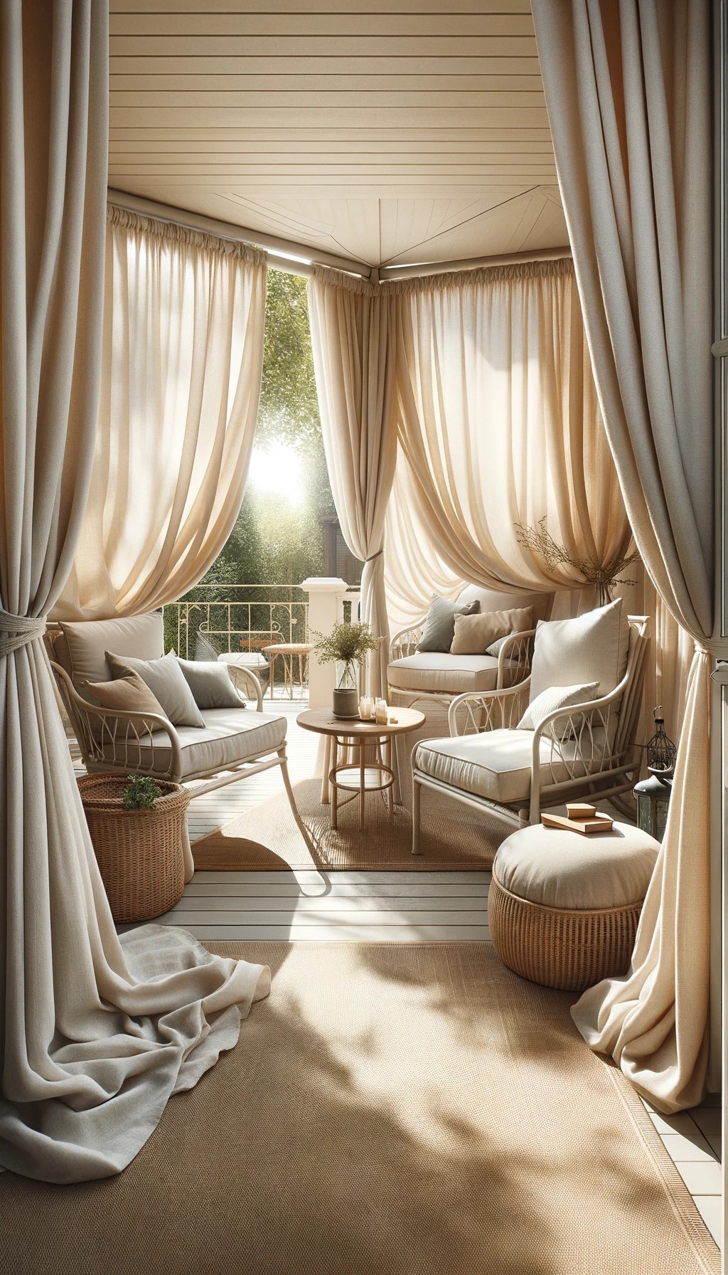 Porch Curtains and Shades