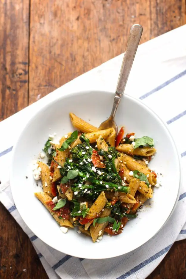 20 Minute Lemon Pesto Penne