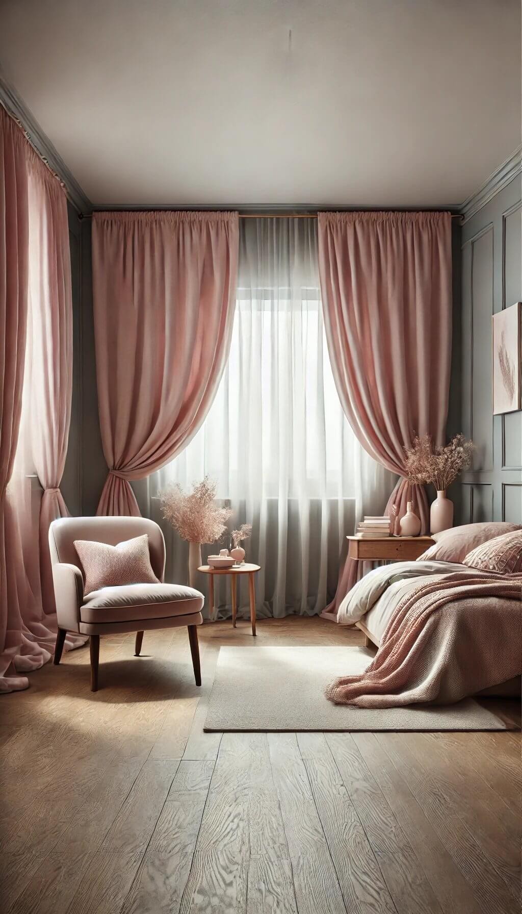 Light Pink Curtains