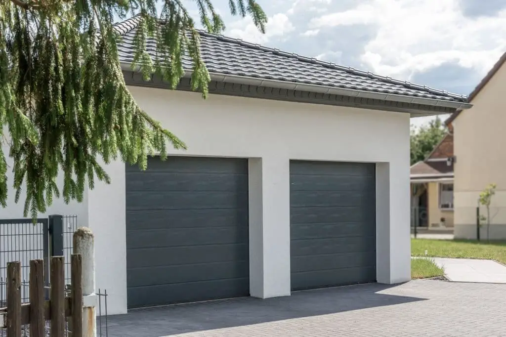 Sectional garage doors