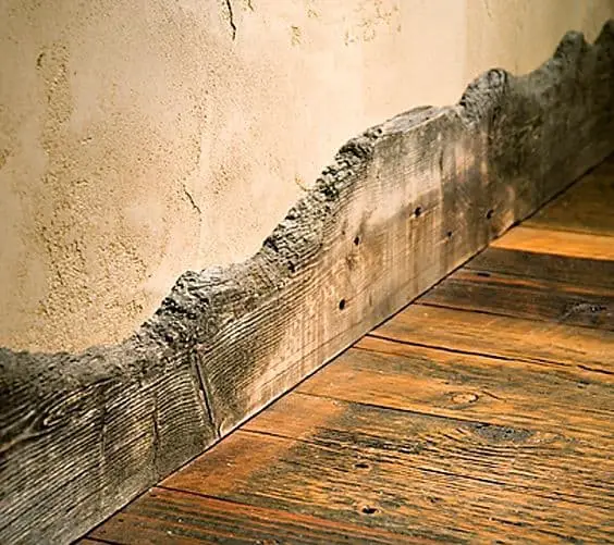 Reclaimed wood molding