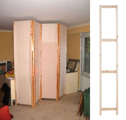 Attach 4 IKvar side units with piano hinges