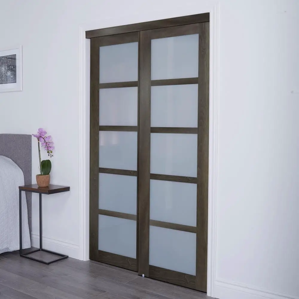 Single panel closet door