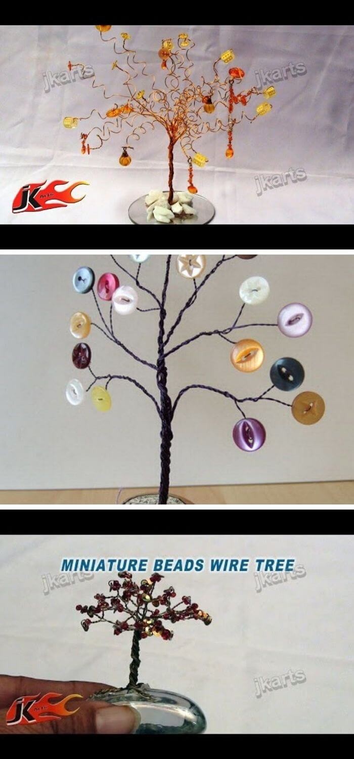 Wire-button tree