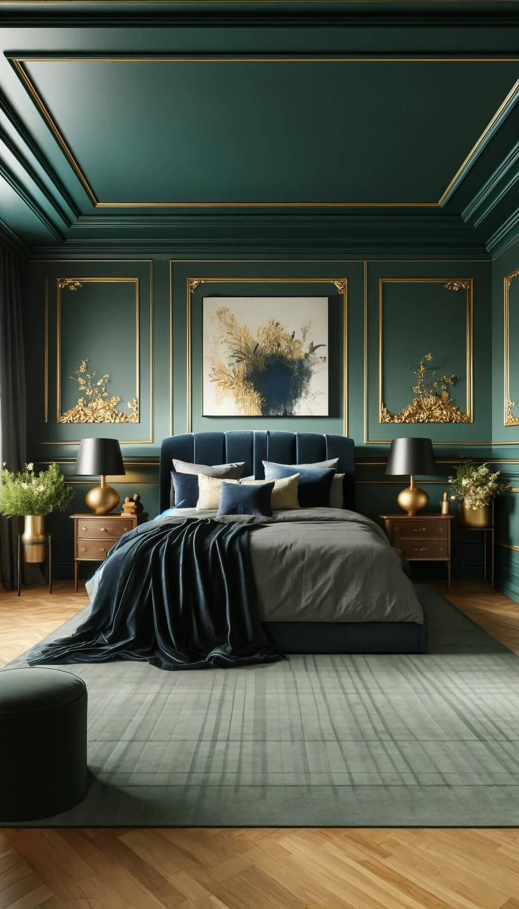 Navy Blue Bedding