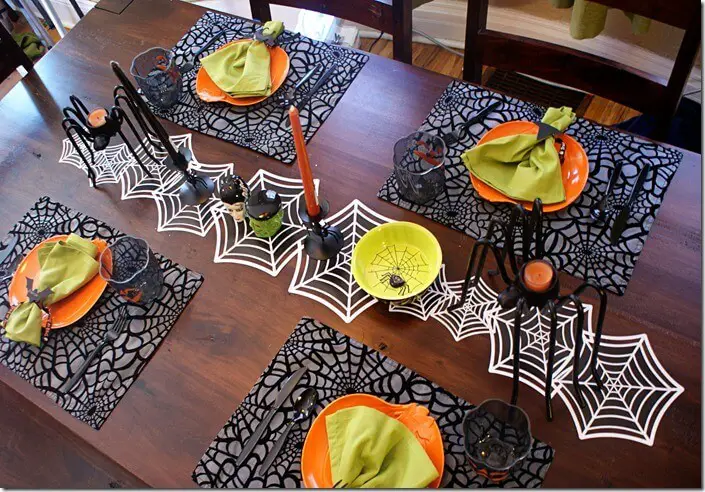 Halloween Table Settings