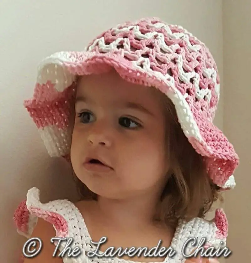 Valeries Summer Sun Hat. Infant-Child crochet