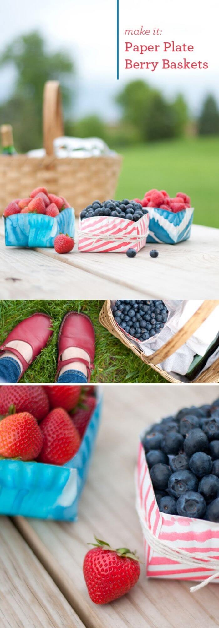 DIY Berry Picking Baskets