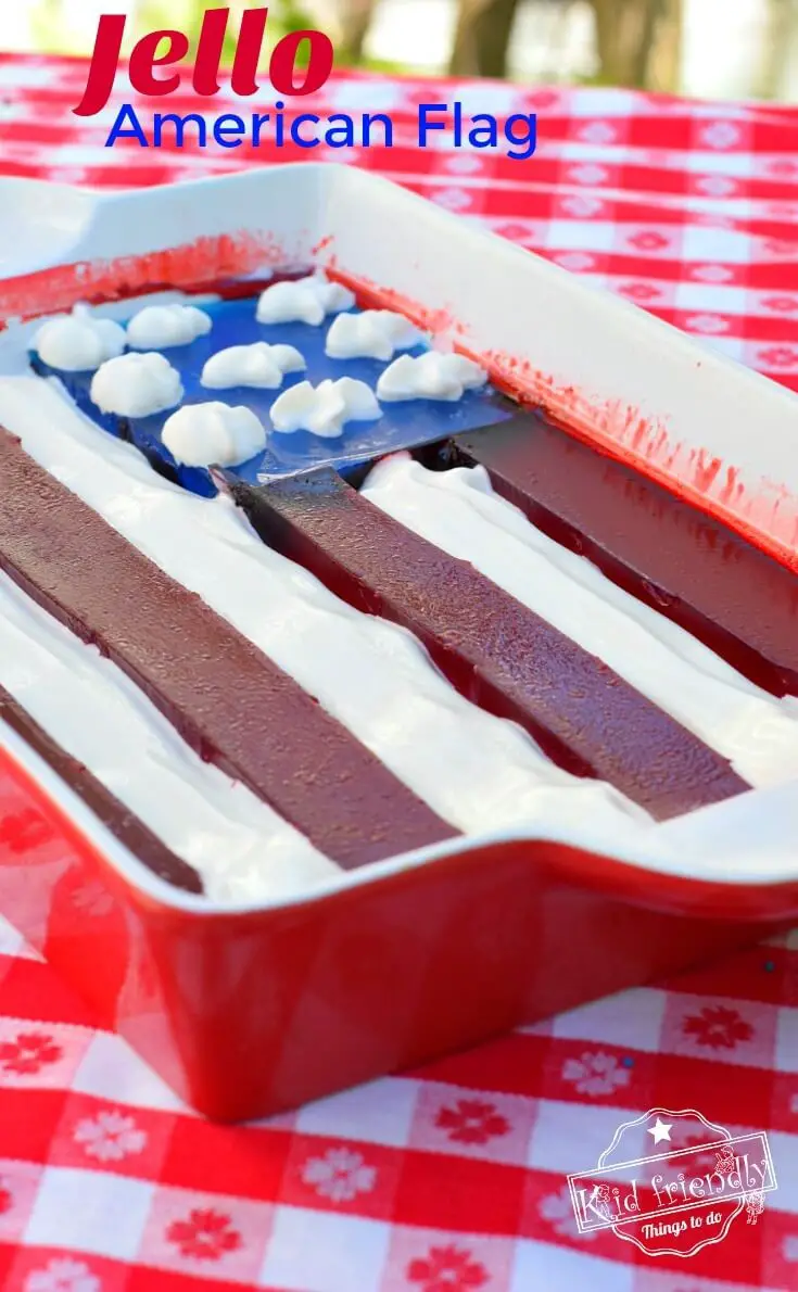 Patriotic Jello American Flag