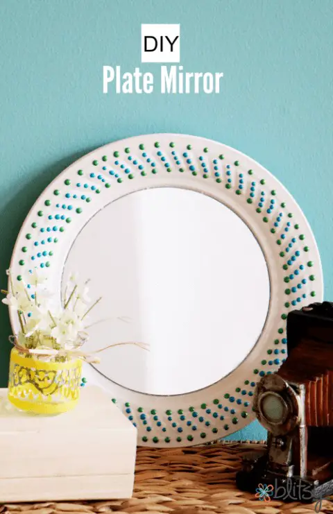 DIY plate mirror