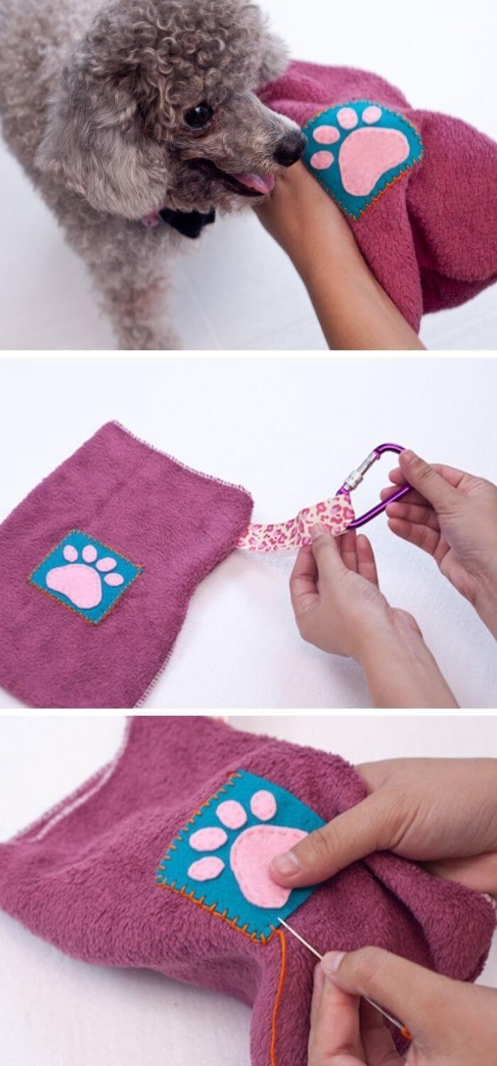 The paw towel