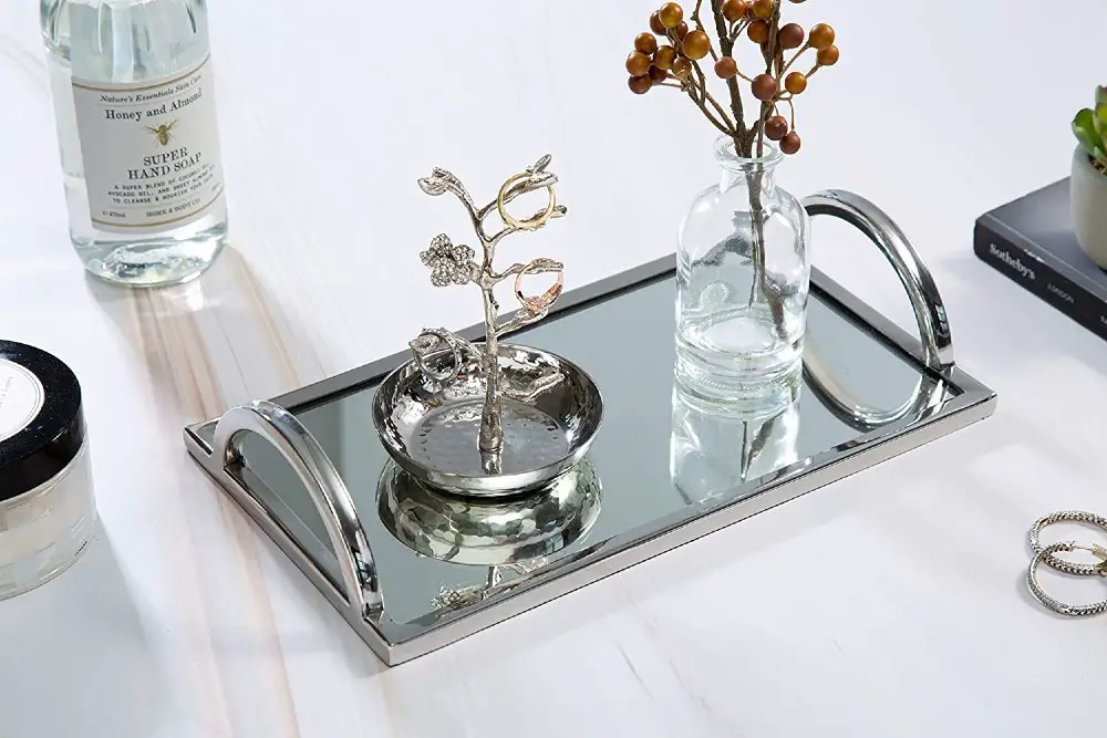 Mirror Tray with Beveled Edges