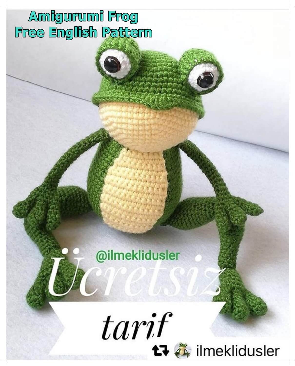 Crochet Amigurumi Frog Free Pattern