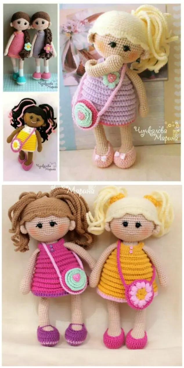 PATTERN amigurumi crochet dolls pattern