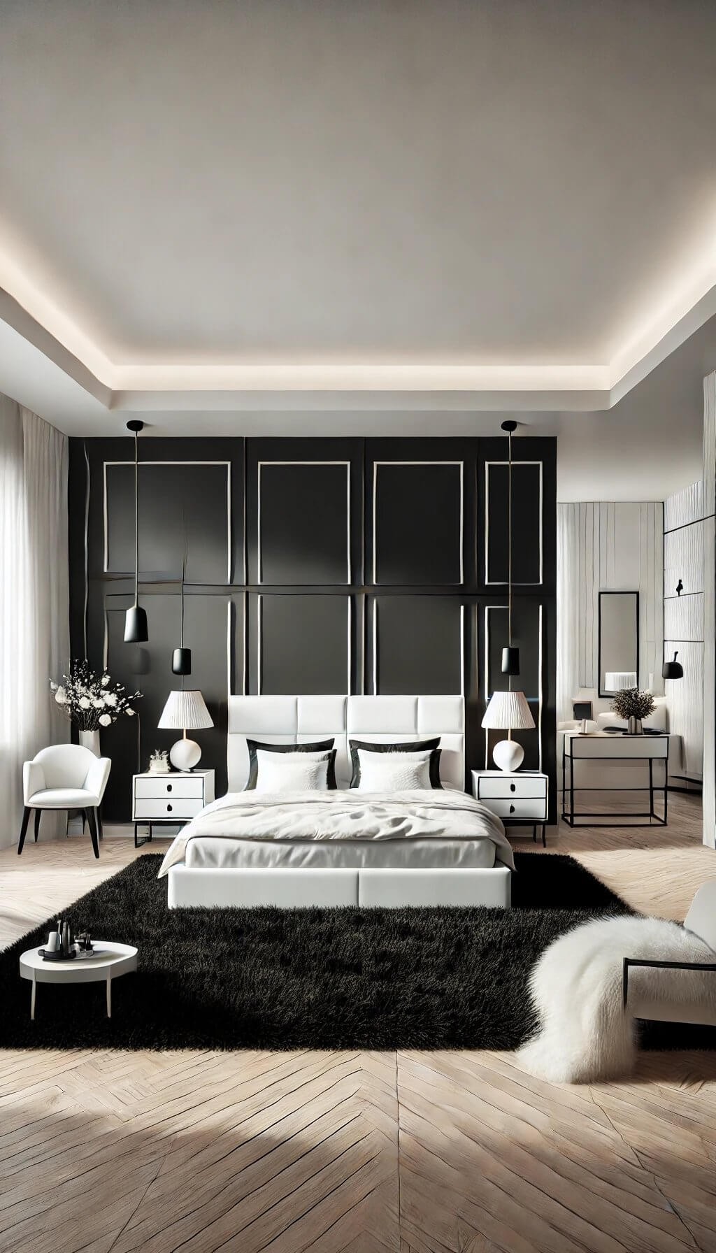 Black Feature Wall