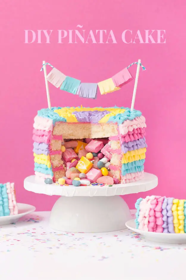 DIY Pinata Cake