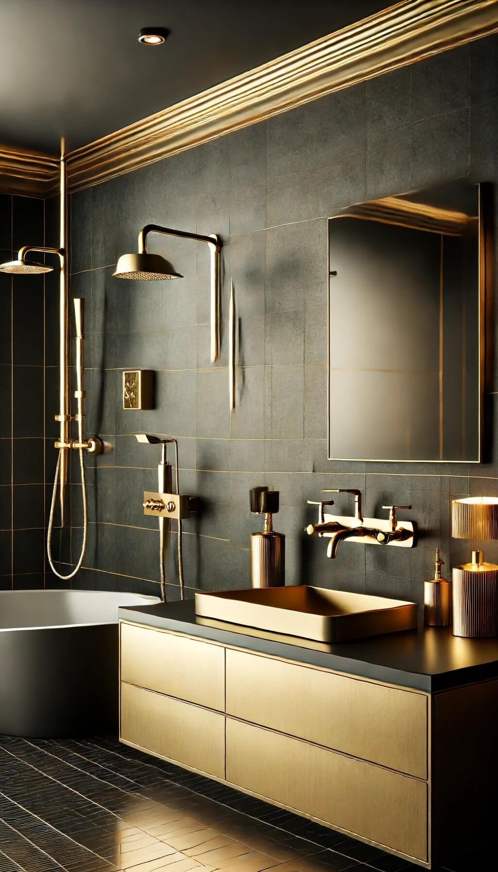 Gold Faucets and Showerheads