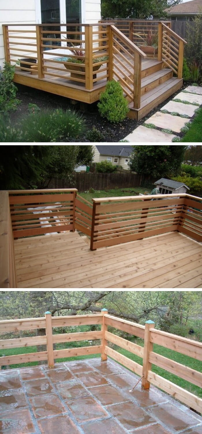 Horizontal Deck Railing