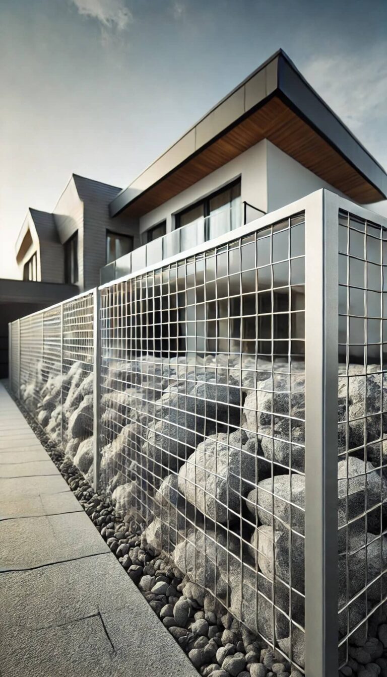 15+ Elegant Gabion Fence Ideas For A Chic Landscape