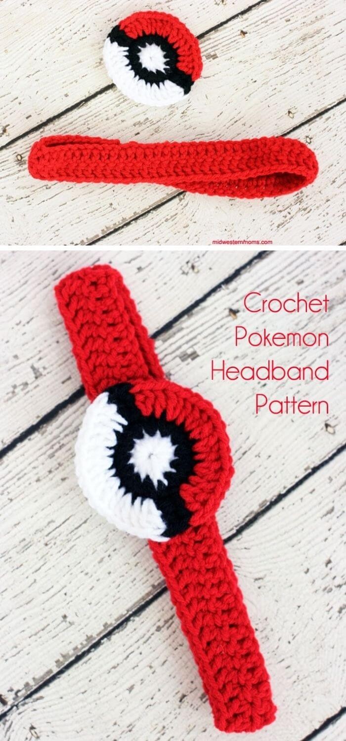 Crochet pokemon headband