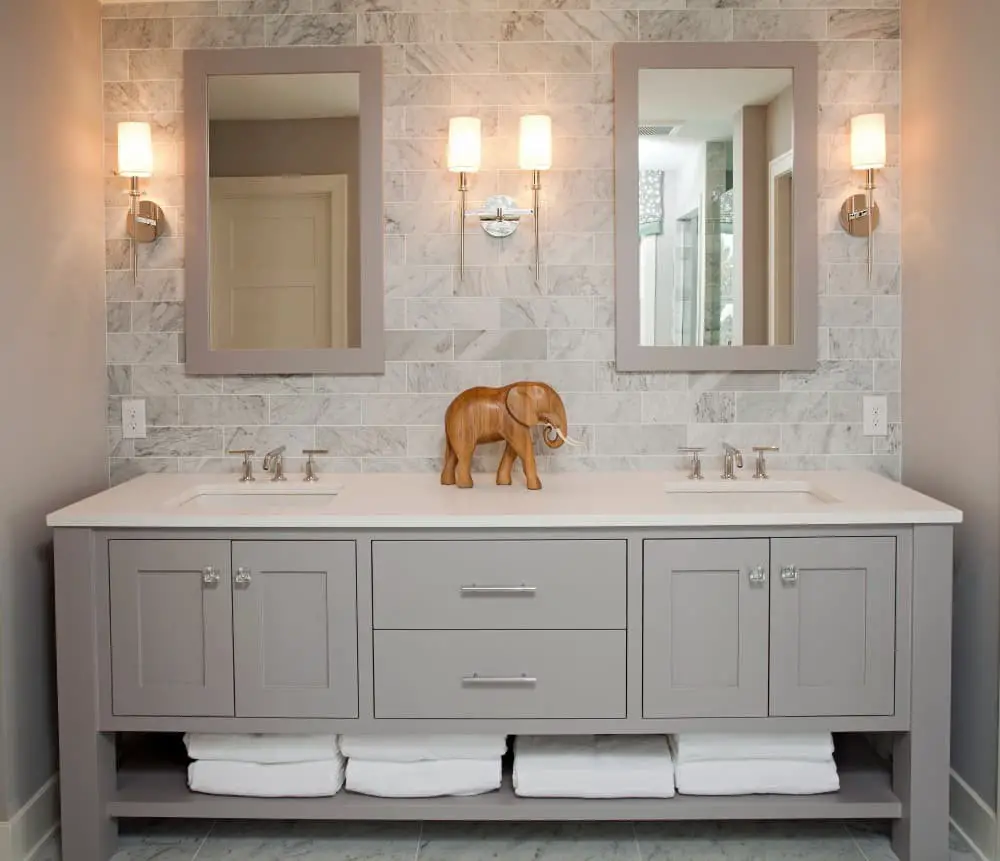 Coastal bathroom mirror ideas.