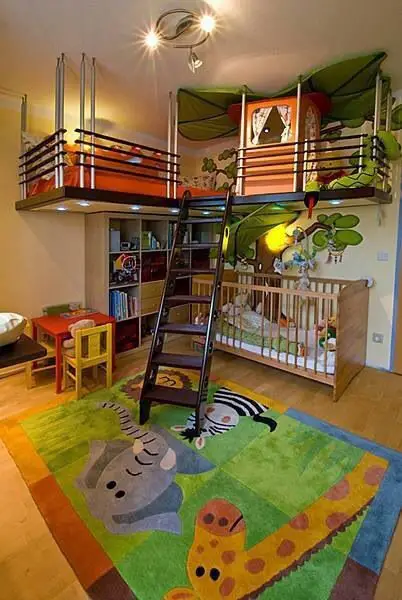 Zoo style bedroom for boy