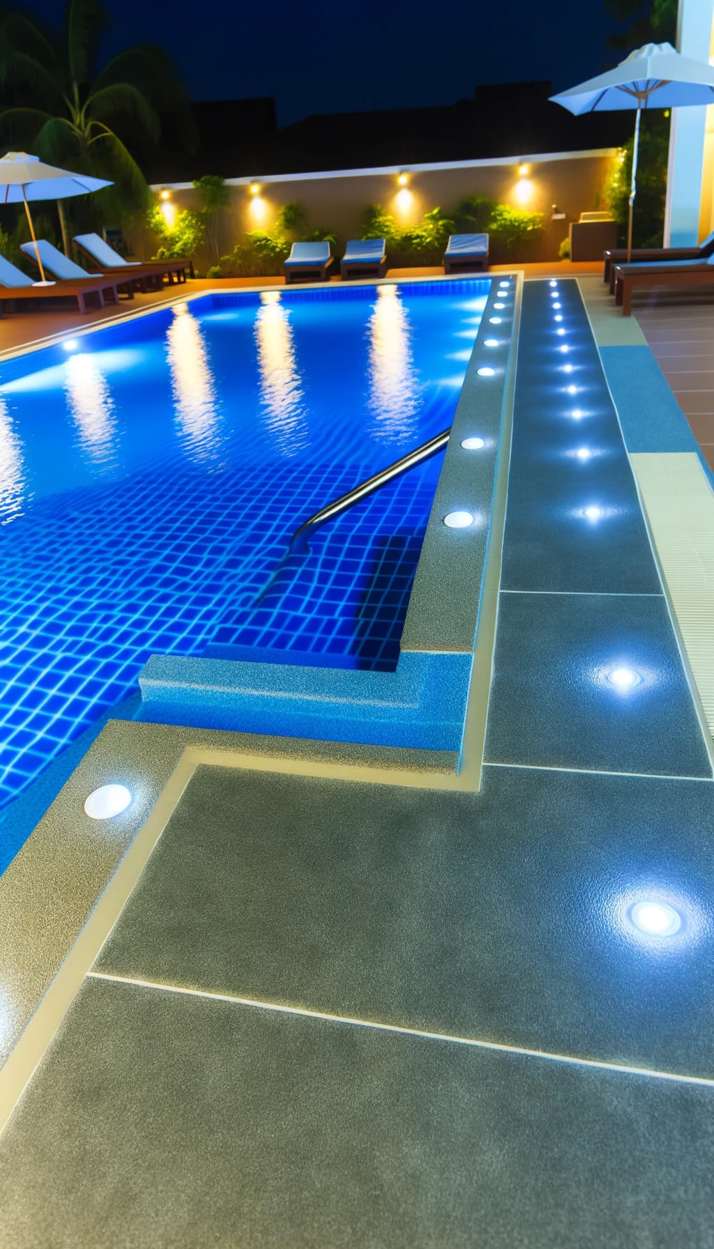 Pool Deck with Lighting